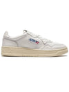 Medalist Goatskin Low Top Sneakers White - AUTRY - BALAAN 3