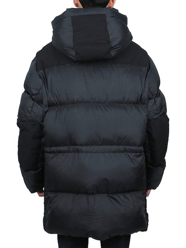 Logo Applique Nylon Puffer Padding Charcoal Grey - BURBERRY - 6