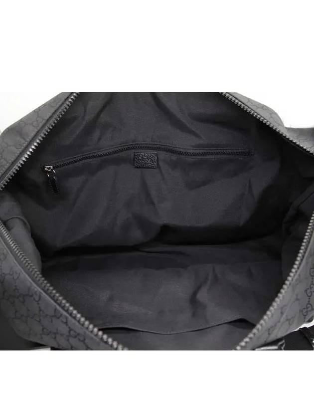 Canvas Travel Boston Large Tote Bag Black - GUCCI - BALAAN 7