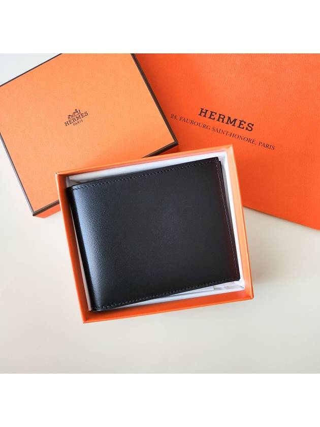 Citizen Twill Card Wallet Black Beige - HERMES - BALAAN 2