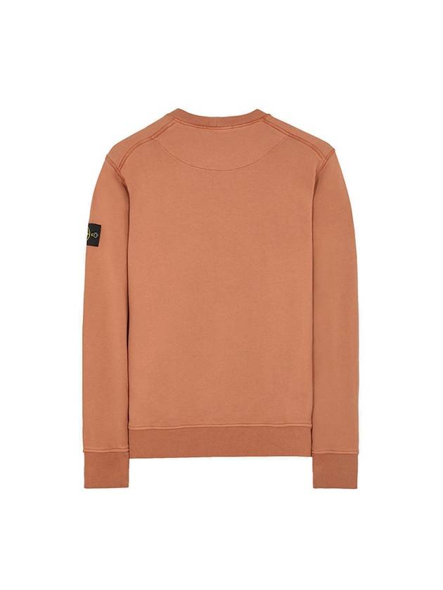 Wappen Patch Garment Dyed Sweatshirt Brown - STONE ISLAND - BALAAN 3