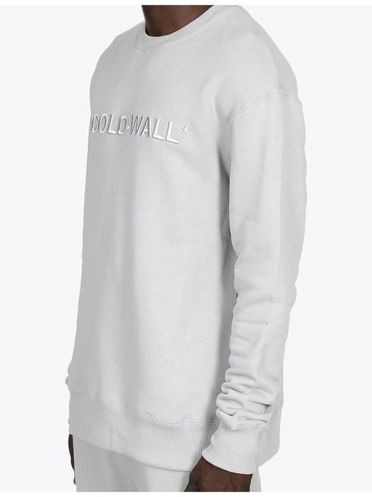 ACWMW043 GRAY Embroidered logo gray sweatshirt - A-COLD-WALL - BALAAN 2