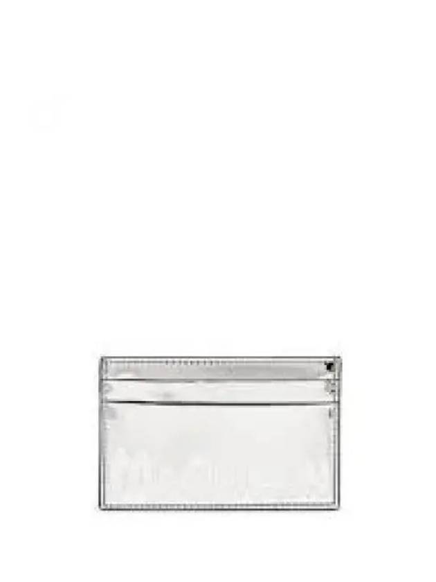 logo print silver tone card holder 7362301AATE - ALEXANDER MCQUEEN - BALAAN 2