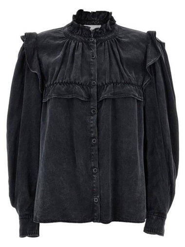 Idety Blouse Black - ISABEL MARANT - BALAAN 1