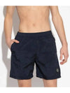 Men's Logo Patch Nylon Swim Shorts Navy - STONE ISLAND - BALAAN 6