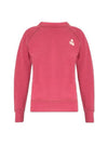 Millyp Velvet Logo Sweatshirt Rosewood - ISABEL MARANT - BALAAN 2