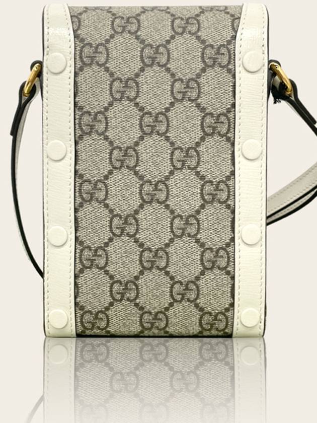 Horsebit 1955 mini cross bag white 625615 - GUCCI - BALAAN 4