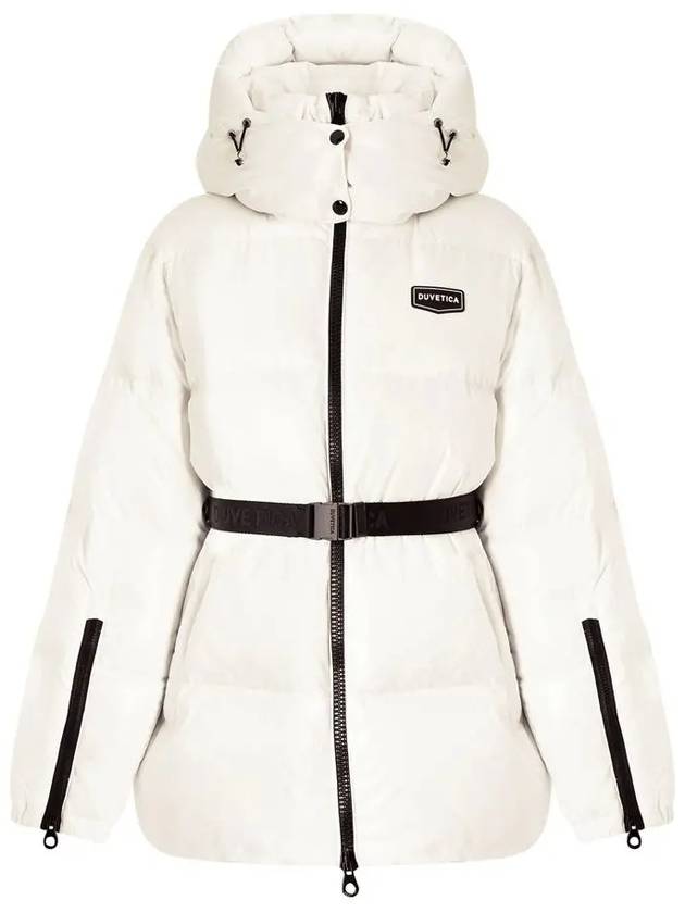 Women s Duck Down Padded Jacket Aloro Belted Heavy VDDJ96036 WHS - DUVETICA - BALAAN 3