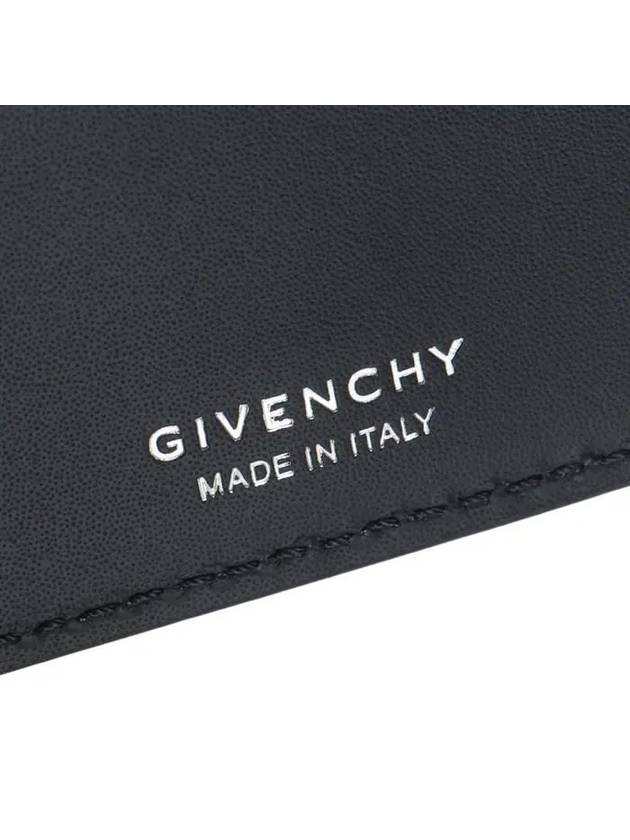 Silver Hardware 4G Leather Card Wallet Black - GIVENCHY - BALAAN 8