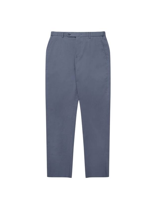 Banding No-Tuck Chino Straight Pants Grayish Blue - SOLEW - BALAAN 2