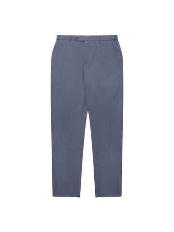 Banding No-Tuck Straight Pants Greyish Blue - SOLEW - BALAAN 1