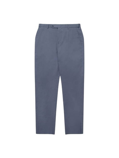 Banding No-Tuck Straight Pants Greyish Blue - SOLEW - BALAAN 2