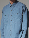 Big pocket overfit nylon shirt blue - CODE I'M - BALAAN 3