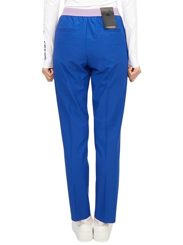 Women's Elle Stretch Straight Pants Blue - J.LINDEBERG - BALAAN 5