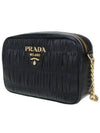 Nappa Goffre Cross Bag Black - PRADA - BALAAN 3