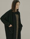 Oversize Long Knit Cardigan Black - AVANT-G - BALAAN 6