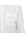 CD Diamond Over Long Sleeve Shirt White - DIOR - BALAAN 9