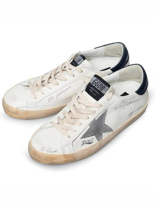 Superstar Classic Black Tab Low Top Sneakers White - GOLDEN GOOSE - BALAAN 2