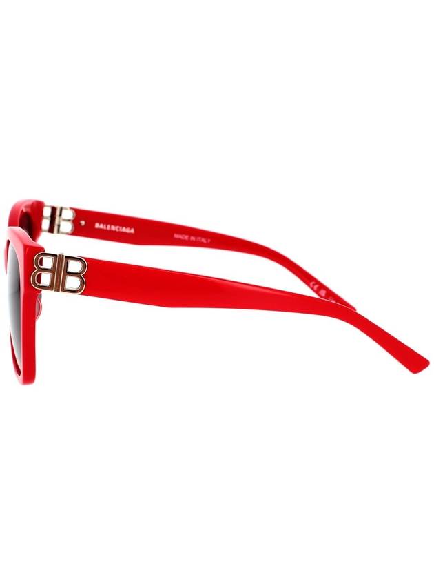 BB Temple Cat Eyes Sunglasses Red Silver - BALENCIAGA - BALAAN 4