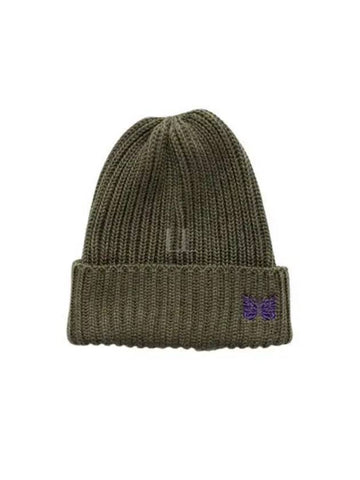 Merino wool watch cap beanie olive PU063 - NEEDLES - BALAAN 1