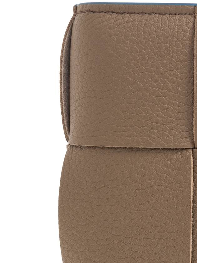 Bottega Veneta Leather Card Holder, Men's, Brown - BOTTEGA VENETA - BALAAN 5