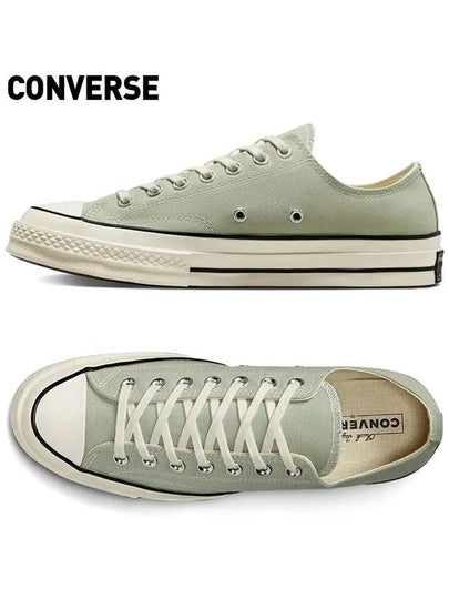 Chuck 70 Seasonal Color Low Top Sneakers Light Green - CONVERSE - BALAAN 2