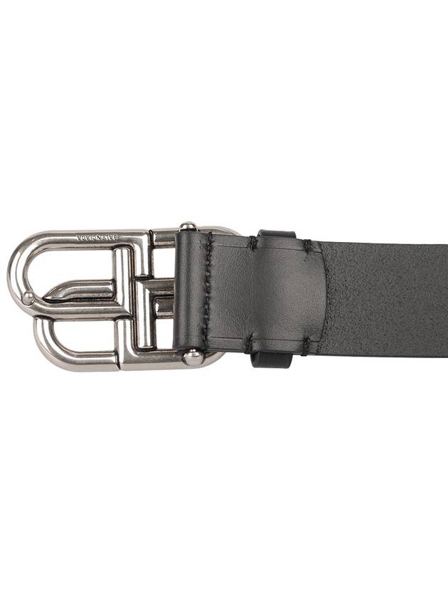 Men's BB Buckle Large Belt Black - BALENCIAGA - BALAAN 7