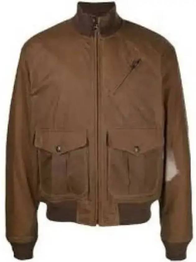 cotton bomber jacket brown - POLO RALPH LAUREN - BALAAN 1