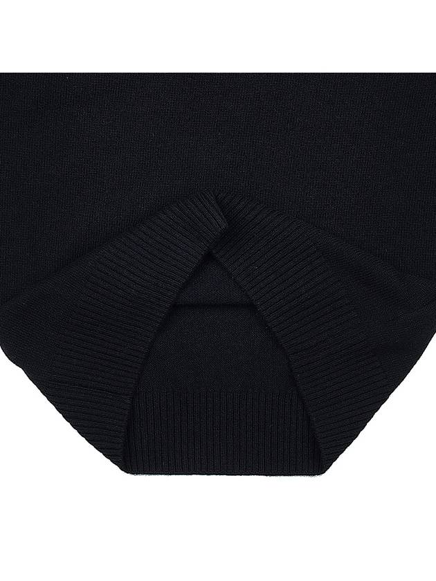 Lens Detail Lambswool Turtleneck Black - CP COMPANY - BALAAN 9