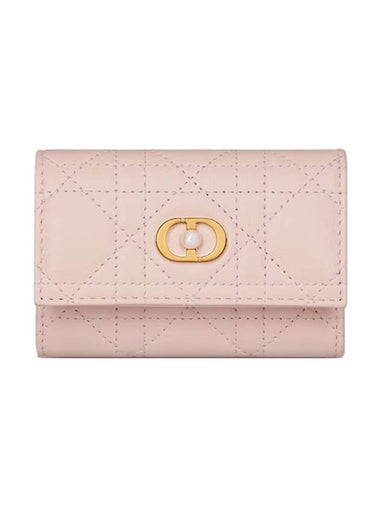 Jolie Glycine Cannage Lambskin Half Wallet Powder Pink - DIOR - BALAAN 1