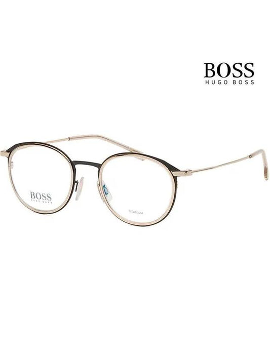 eyewear round glasses gold - HUGO BOSS - BALAAN 2