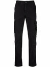 Waffen Patch Slim Cargo Pants Black - STONE ISLAND - BALAAN 1