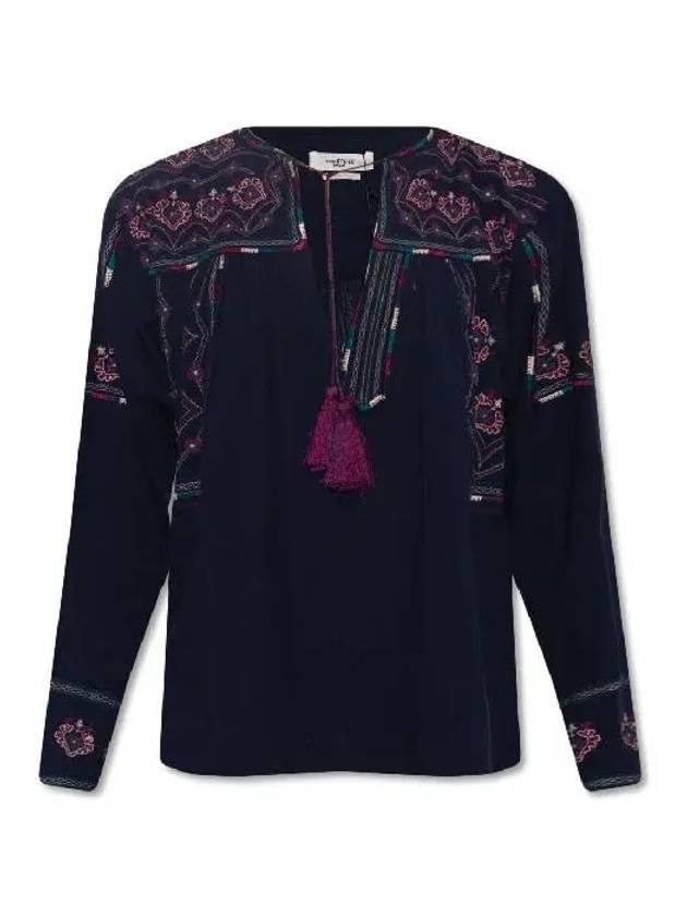 TREYA ethnic blouse 22PHT2231 22P041E - ISABEL MARANT - BALAAN 2