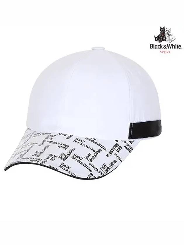 Logo Ball Cap 8413GZPPWHITE - BLACK&WHITE - BALAAN 1