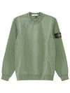 Wappen Patch Crew Neck Sweatshirt Light Green - STONE ISLAND - BALAAN 2