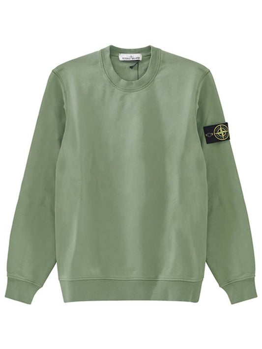 Wappen Patch Crew Neck Sweatshirt Light Green - STONE ISLAND - BALAAN 2