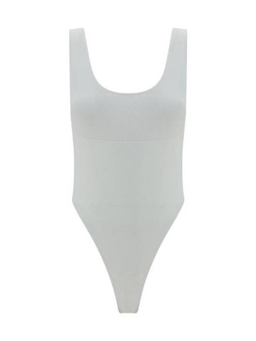 Cut-Out Bodysuit White - ALAIA - BALAAN 1