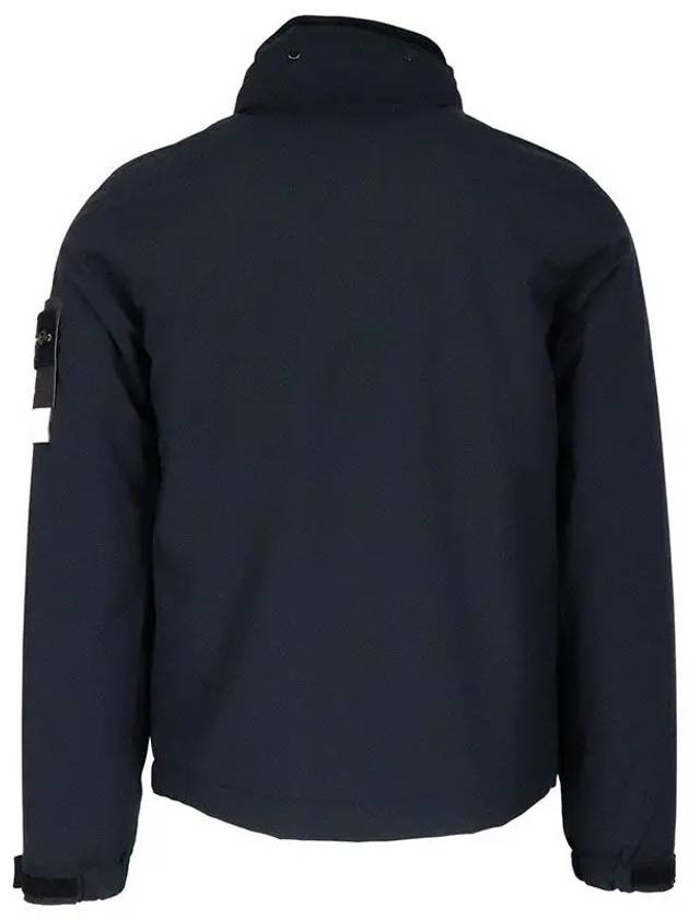 Primaloft Insulation Soft Shell-R Hooded Jacket Navy - STONE ISLAND - BALAAN 5