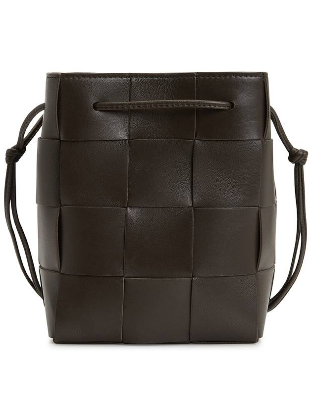 Intrecciato Cassette Small Bucket Bag Fondente - BOTTEGA VENETA - BALAAN 4