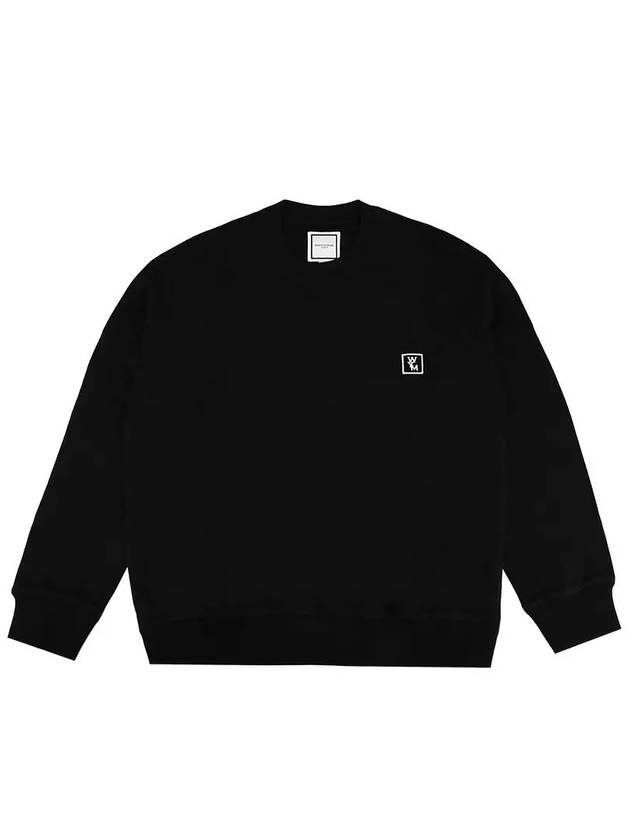 W241TS27736B BLACK Back Logo Sweatshirt - WOOYOUNGMI - BALAAN 1