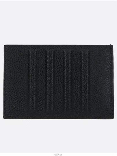 Note Compartment Card Wallet Black - THOM BROWNE - BALAAN 2