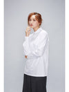 Popover One Pocket Ballerino Blouse White - RS9SEOUL - BALAAN 2