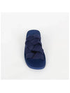 Intrecciato Flat Slippers Navy Blue - BOTTEGA VENETA - BALAAN 4