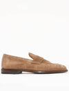 Suede Penny Loafers Beige - BRUNELLO CUCINELLI - BALAAN 2