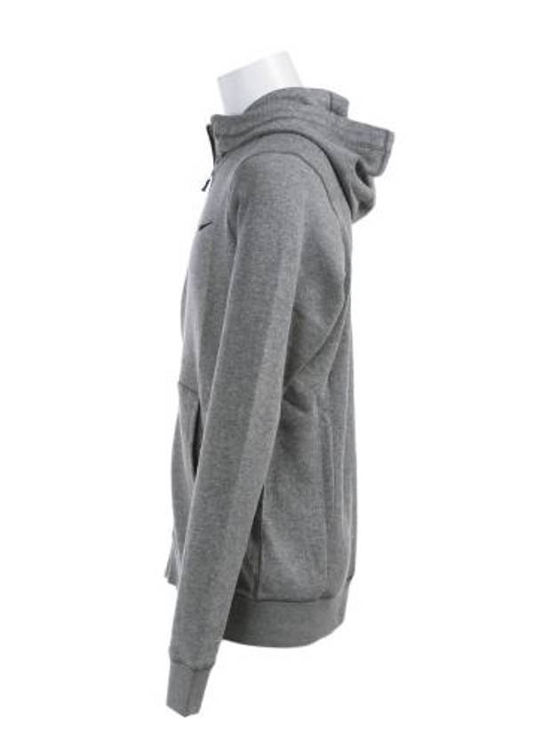 Full Zip-Up Fitness Hooded Jacket Grey - NIKE - BALAAN 4