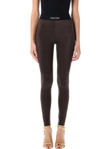 Tom Ford Lustrous Jersey Signature Leggings - TOM FORD - BALAAN 1