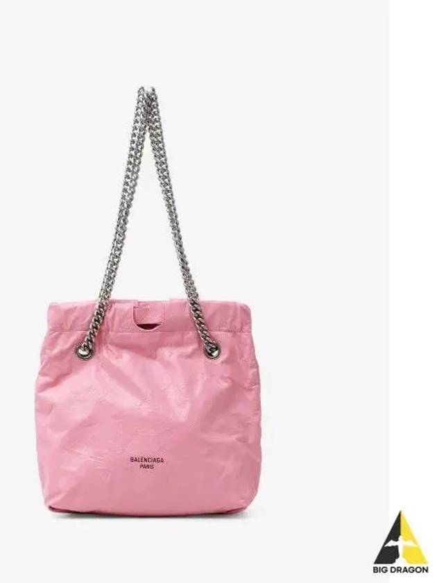 Women's Crush Small Tote Bag Pink - BALENCIAGA - BALAAN 2