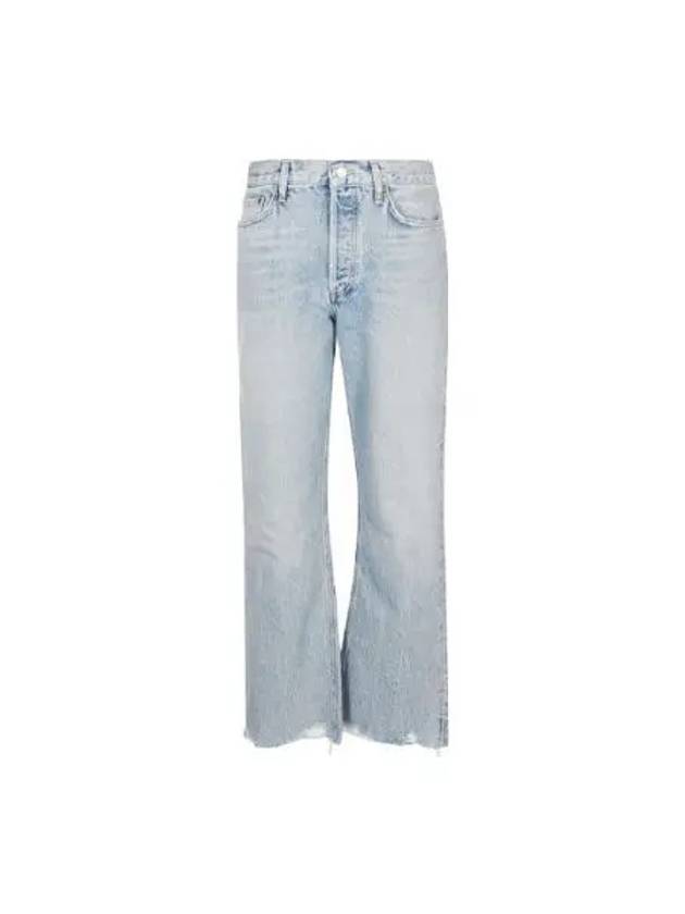 Mid Rise Frayed Hems Bootcut Jeans Blue - AGOLDE - BALAAN 2