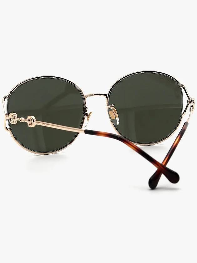 Eyewear Gold Sunglasses Green - GUCCI - BALAAN 5