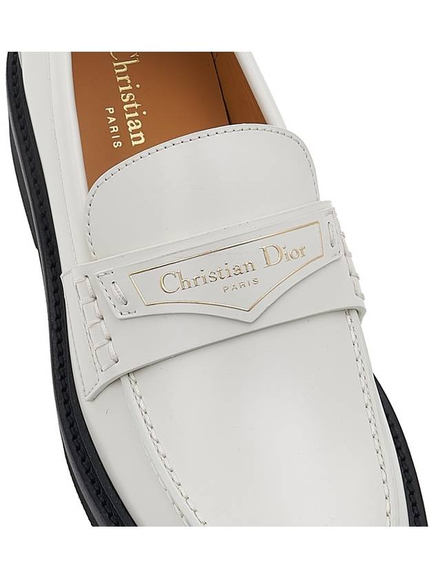 Boy Brushed Calfskin Loafer White - DIOR - BALAAN 9